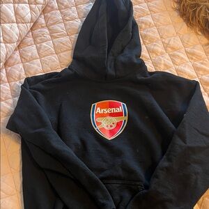 Arsenal Black Hoodie for Kids